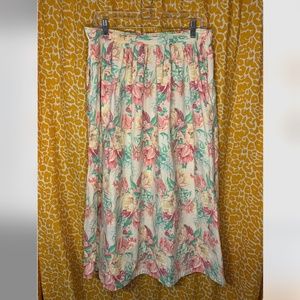 Vintage Floral Skirt